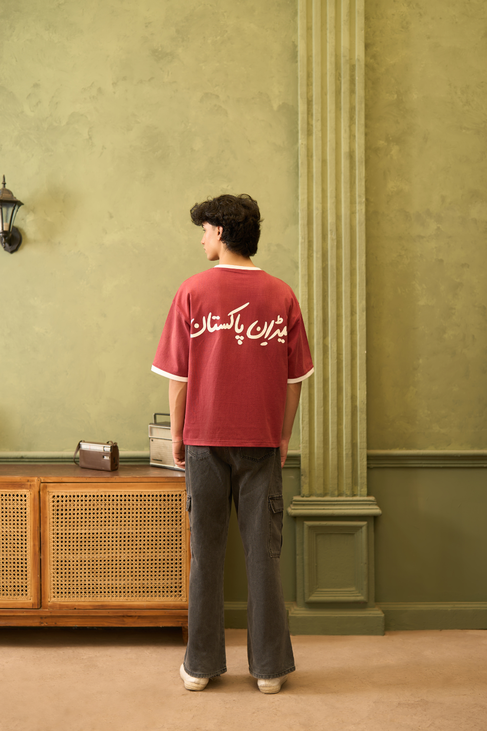 MAROON ACID WASH MADE IN PAK
T-SHIRT