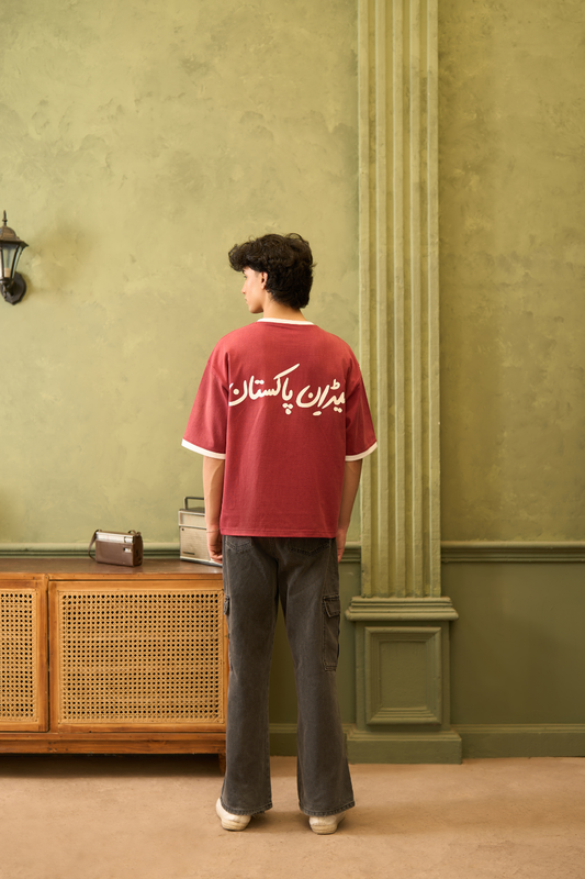 MAROON ACID WASH MADE IN PAK
T-SHIRT