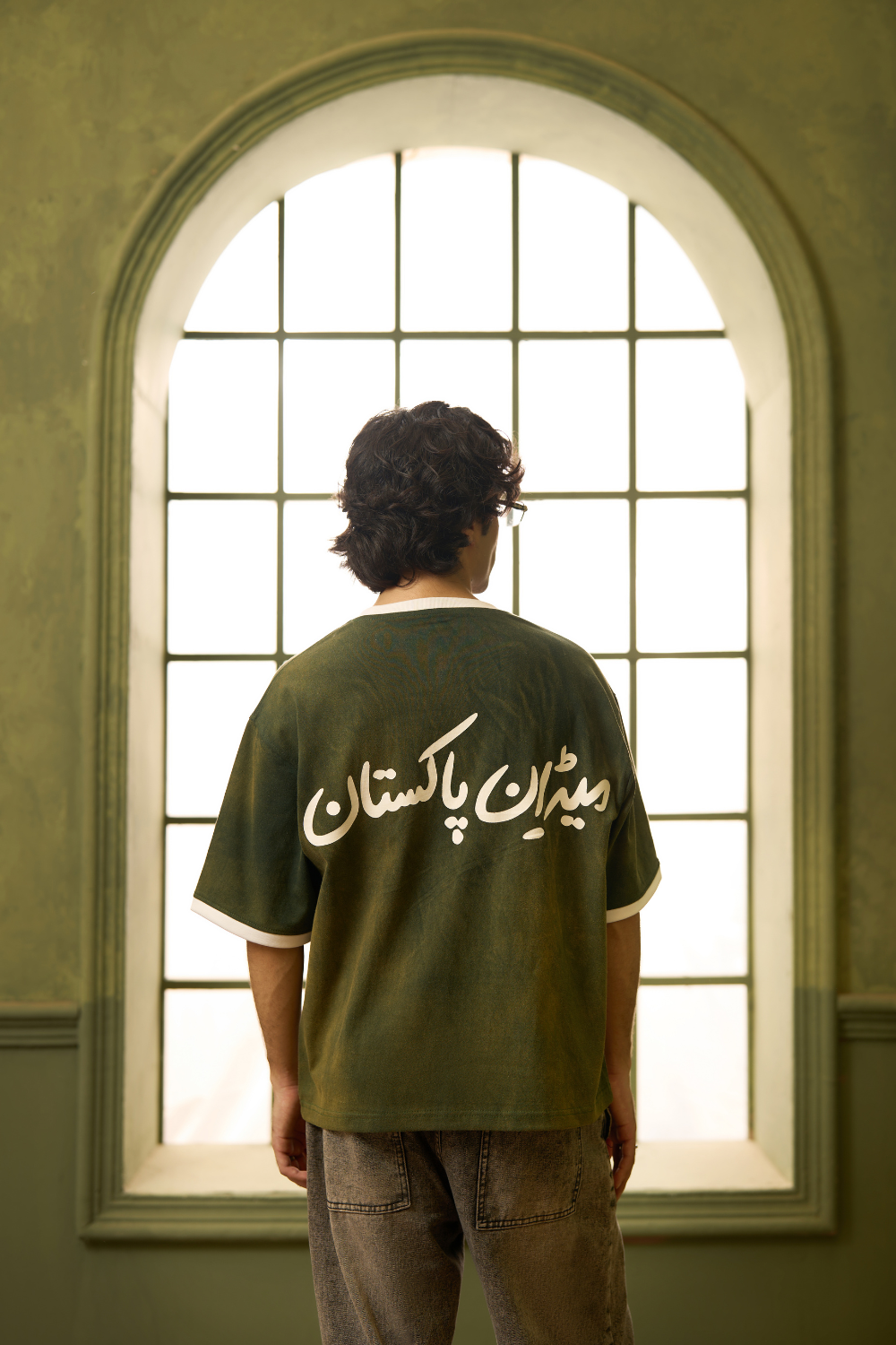 OLIVE ACID WASH MADE IN PAK
T-SHIRT