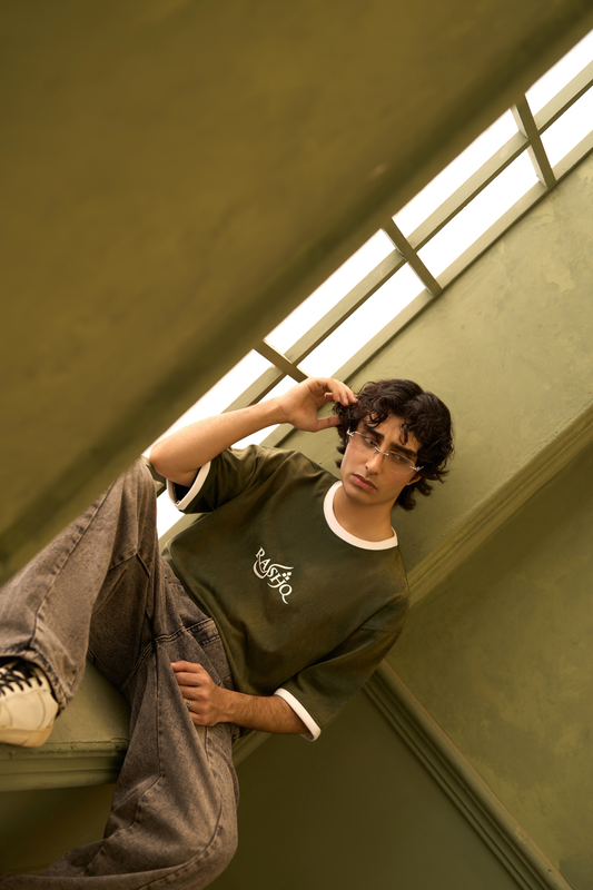 OLIVE ACID WASH MADE IN PAK
T-SHIRT