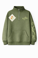 RAAH-E-BASANT QUARTER-ZIP SWEATSHIRT